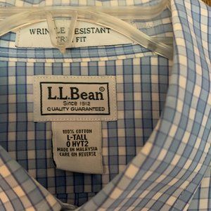 Button Down Short Sleeve Shirt size LT